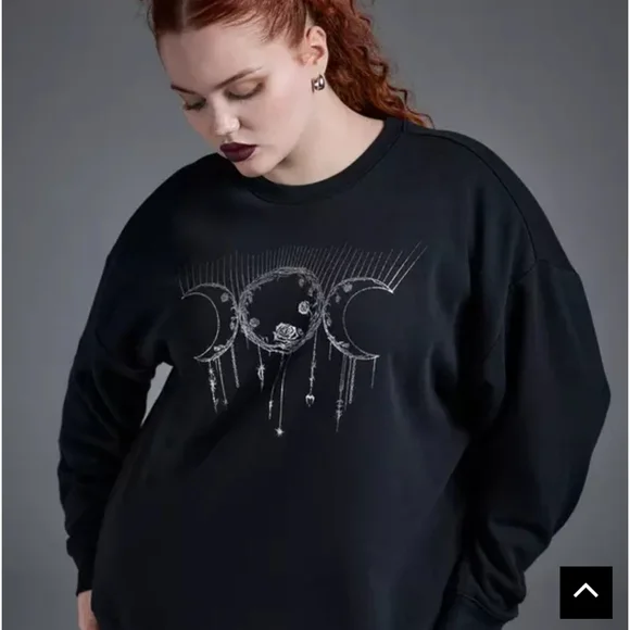 Nightfall Relaxed Cozy Fleece Sweathsirt - Picture 1 of 3